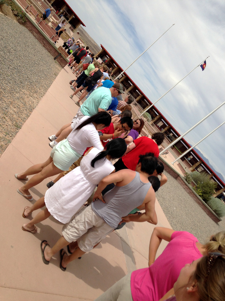 the line at four corners national monument