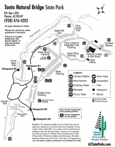 tonto-natural-bridge-park-map